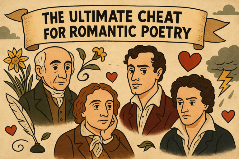 The Ultimate Cheat Sheet for Romantic Poetry: Key Poets, Themes & Quick Laughs